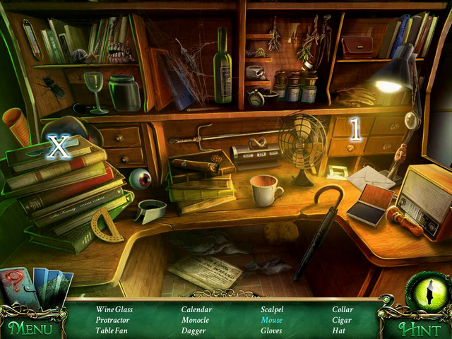 Crucial item [X] - Scalpel - Hidden-object scenes - Collectibles and puzzles - 9 Clues: The Secret of Serpent Creek - Game Guide and Walkthrough