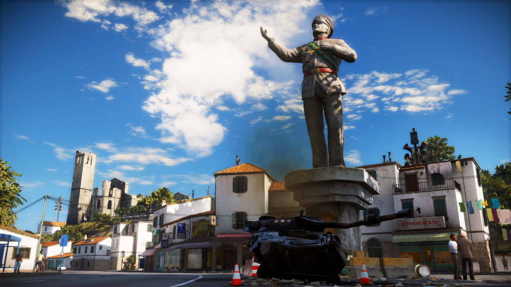 Just_Cause_3_statue_and_armored_vehicle
