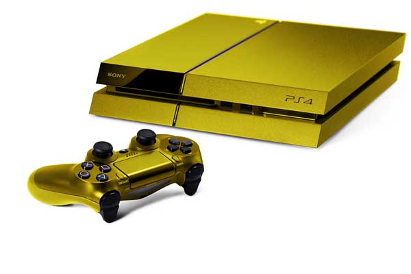 ps4 gold color