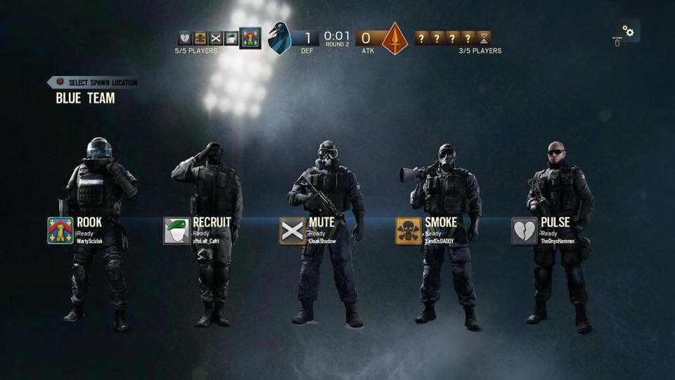 Rainbow 6 defenders