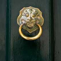  An old style door knocker