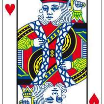 A playing card