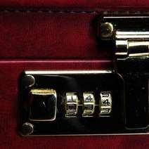 Numeral lock on a suitcase