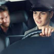  Female taxi driver