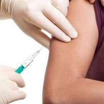  Injection in girl's arm
