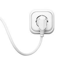 Electric plug in a socket 