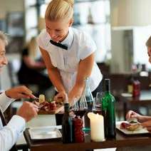  Conversation of waitress and guest