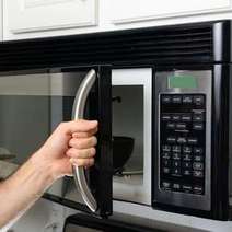  Opening a microwave 