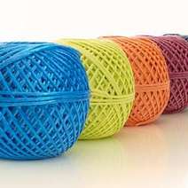 Colorful cotton balls 