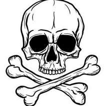  Skull and crossed bones