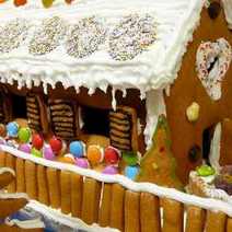  A house made of gingerbread