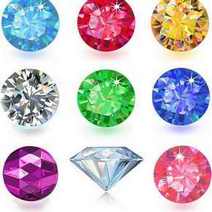  Colourful diamonds