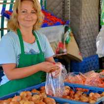  Woman on a market