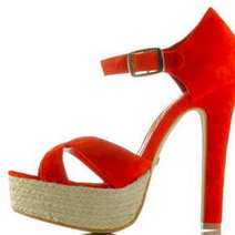 Red shoe on high heel