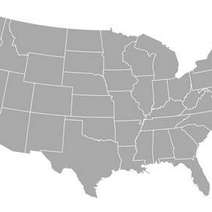  A map of US states