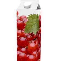  A carton of cranberry juice