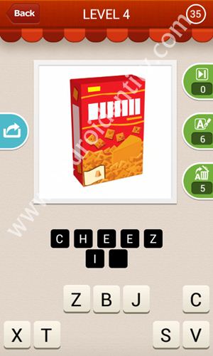 hi guess the food answers level 4 -35