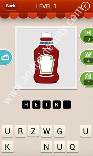hi guess the food answers level 1 -06