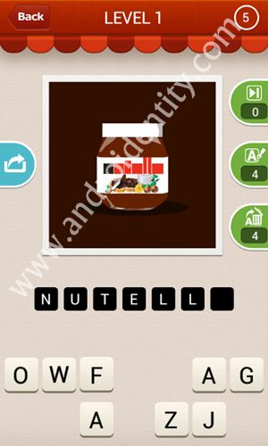hi guess the food answers level 1 -05