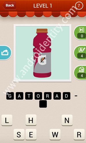 hi guess the food answers level 1 -07