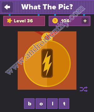 what the pic answer level 35