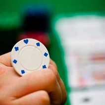 A casino chip