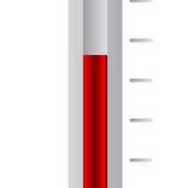 A thermometer bar