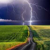 A lighting storm