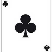 A playing card