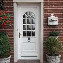 Entrance door of a house