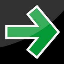  Green arrow pointing right direction