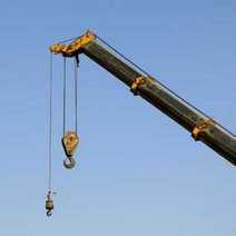  Rope hanging on a crane