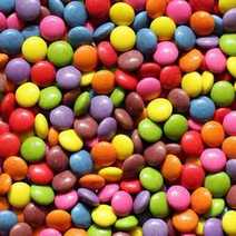 Colorful skittles
