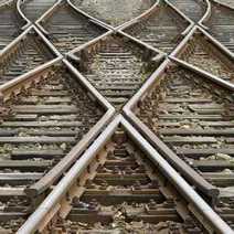  Railway track crossover