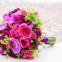 Pink flower bouquet