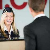 airfare ticket counter