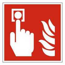 fire alarm signal label