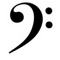 bass clef sign