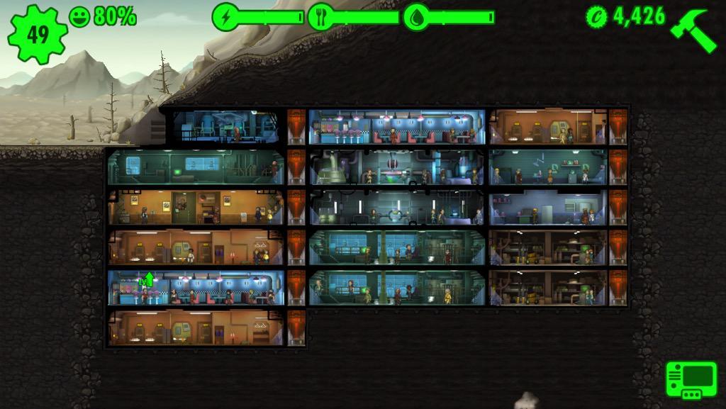Fallout Shelter base layout