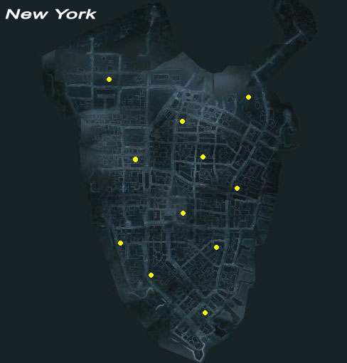 Assassins Creed 3 New York Fast Travel Locations