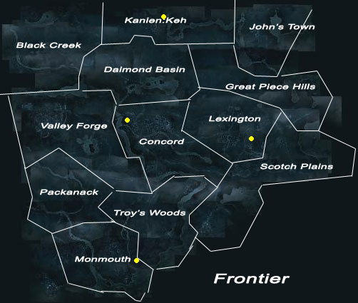 Assassins Creed 3 Frontier Fast Travel Locations