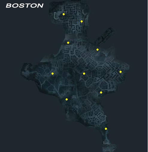 Assassins Creed 3 Boston Fast Travel Locations