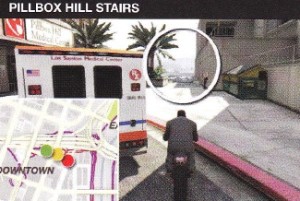 Pillbox Hill Stairs Stunt Jump GTA 5