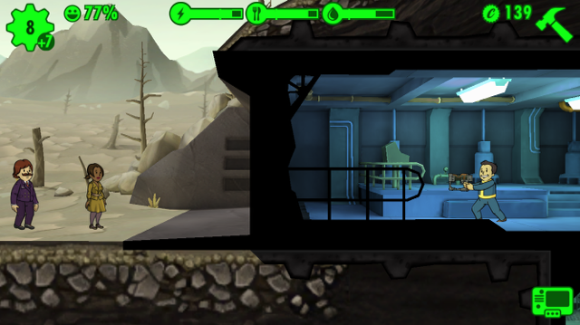 fallout shelter mobile video game 