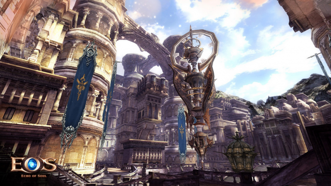 The detail of Echo of Soul's main city took the development team 9 months to complete.