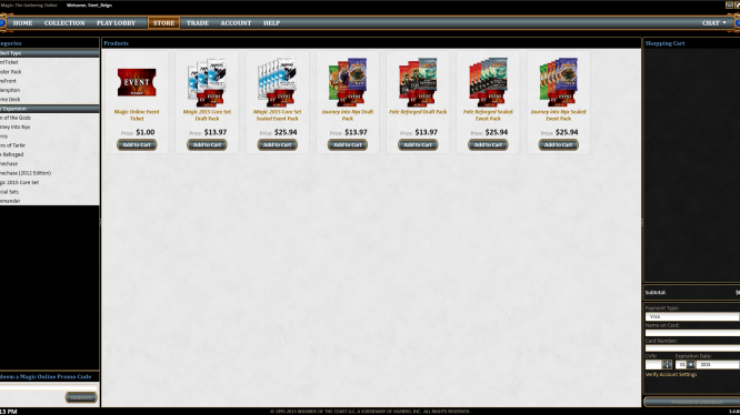 The cost of entry for MTGO is a little absurd.