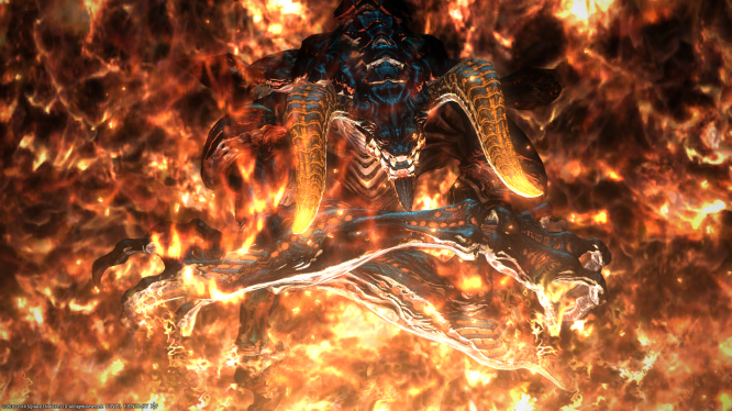 Say hello to the Lord of the Inferno, Ifrit. He earns his title.
