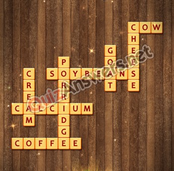 Slice Words Milk Level 83 Answers