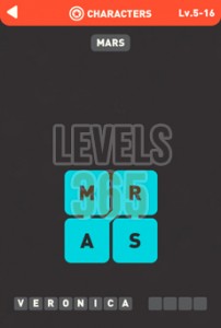 Icon Pop Brain Characters Answers Level 5-16