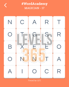 Word Academy Magician Answers Level 17